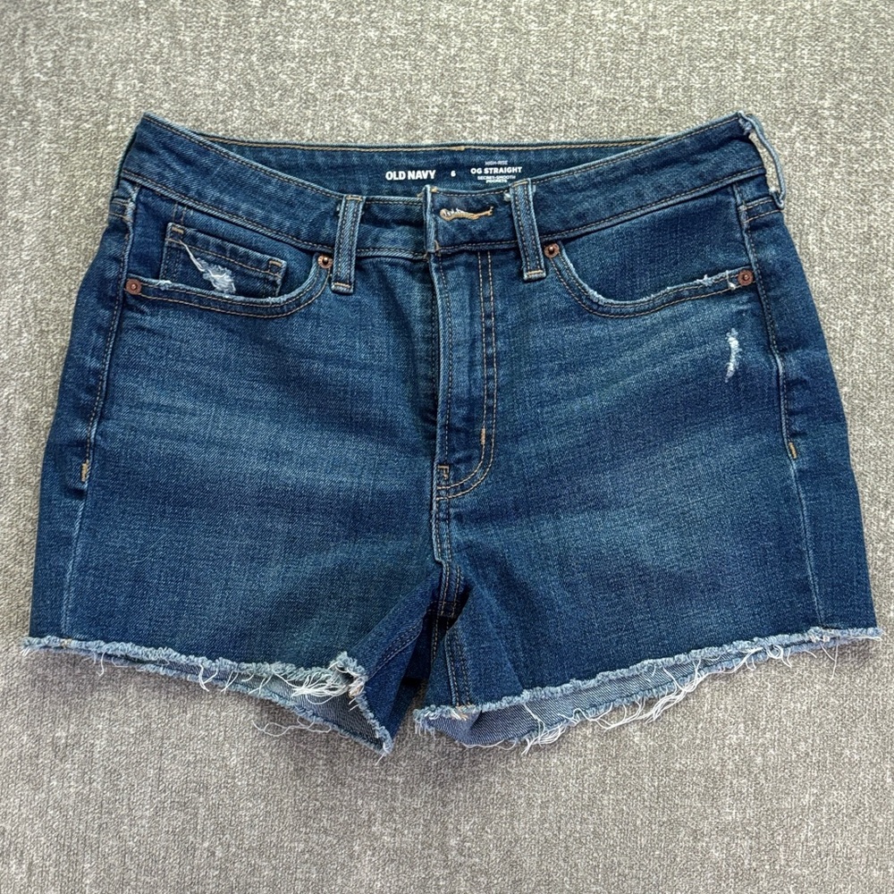 Old Navy Women's Dark Blue Jean Shorts